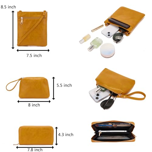 Image of Purses For Women Handbags And Wallet Set Large Hobo Crossbody Bag Ladies Purse Totes 4 PCS