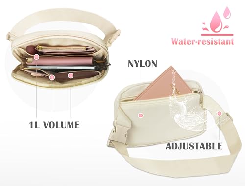Image of COSHAYSOO Birthday Initial Gifts for Teen Girls 6 7 8 9 10 11 12 13 14 Year Old, Girl Crossbody Shoulder Purse Unique Cute Ivory Chenille Letter L