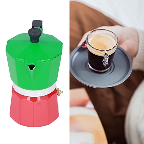 Stovetop Coffee Maker, Aluminum Moka Pot, Flavored Strong Italian Style Moka Pot Thicken Octagonal 3 Color(3 Cups), Stovetop Coffee Maker, Aluminum Moka Pot, Flavoredstovetop Coffee Maker Classic #TOP7
