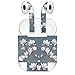 Produktbild kwmobile 7in1 Set Aufkleber kompatibel mit Apple AirPods (1. Generation) - 7X Sticker Aufkleber für In Ear Kopfhörer - Magnolien Taupe Weiß Blaugrau