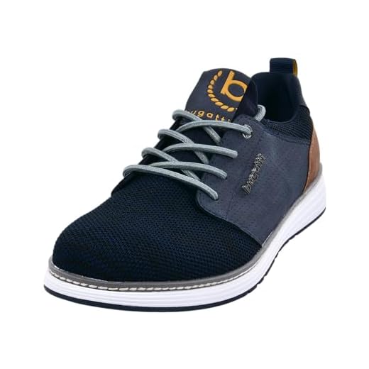 bugatti Herren 321A3C616900 Sneaker, Dunkelblau, 42 EU