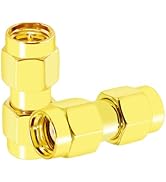 CNARIO SMA Male to RP SMA Male Connectors SMA Coax Adapter SMA Adapter Gold Plated SMA Male (PIN)...