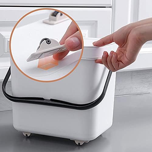 QOPAHI Self-Adhesive Castor Wheels Strong Small Casters Mini Plastic Wheels for Moving Furniture DIY Toys Box Cloth Bin Storage Container Non Swivel Castors,8pcs