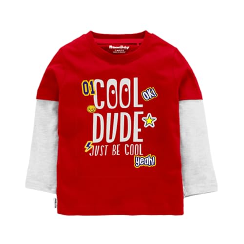Image of NammaBaby Baby Boys Cotton Regular Fit T-Shirt