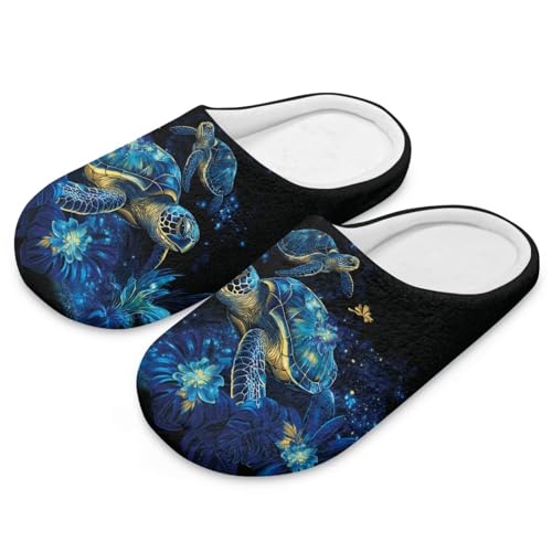 Howilath Fuzzy Slippers for Women with Flannel Upper Warm Bedroom Shoes Winter Home Slippers for Indoor & Outdoor