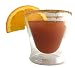CoastLine Double Wall Glass Stemless Martini Glasses Cocktail Set | 2 Cocktail Glasses | 8.4 Ounces Each | Stylish, Durable, Microwave & Dishwasher Safe Whiskey Scotch Glasses