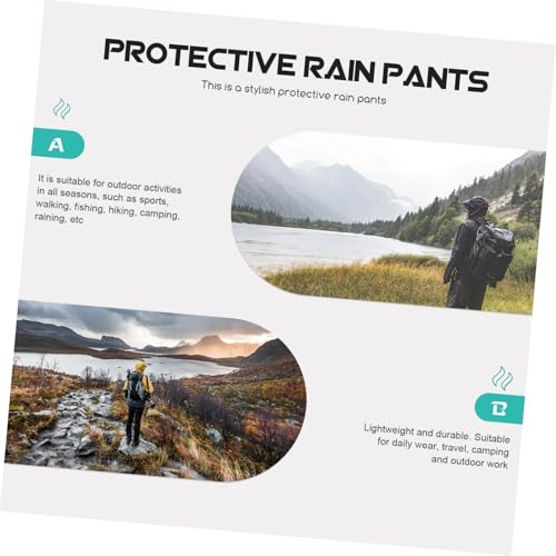Pantalon imperméable double épaisseur coupe-vent pour le travail extérieur - 5