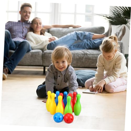 Desarrollo de habilidades con juguetes de bolos grandes para niños 2