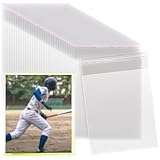 Feifeiya 100 Pcs Clear Video Game Protectors Resealable Compatible with Steelbook Box, 6.1 x 6.97 Inches, Compatible with PS3 PS4 PS5 Arrow Video Criterion Collection