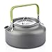 Camping Wasserkocher 1,2L Kapazität Outdoor Teekanne Wasserkochende Kaffeekanne Bergwandern Tragbare Instant Nudelkessel