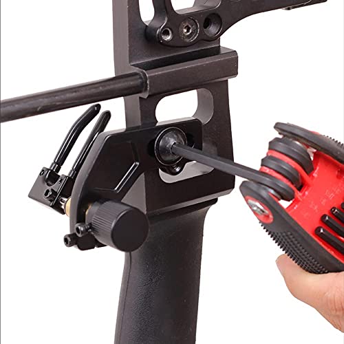 Sopoger Archery Arrow Rest Recurve Bow Arrow Launcher Rest Hunting Arrow Rest For Compound Bow Screw In Right Hand Target Shooting (Black 1) #TOP5