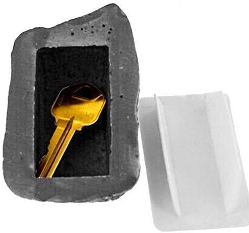 BlueMoo 1Pcs Outdoor Rock Stone Key Hider Storage Secret Hide in Yard Garden