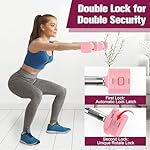 22LBS Adjustable Dumbbells Set, Adjustable Weight Dumbbells with 4 Levels 4.4lb, 6.6lb, 8.8lb, 11lb, Hand Weights Sets for Women/Men Home Gym Full Body Workout - Image 3