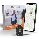 Weenect - GPS para niño | Sin límite de Distancia | 7 días de autonomía | Botón de Alerta | Teléfono de urgencia | 2G | Funciona con suscripción