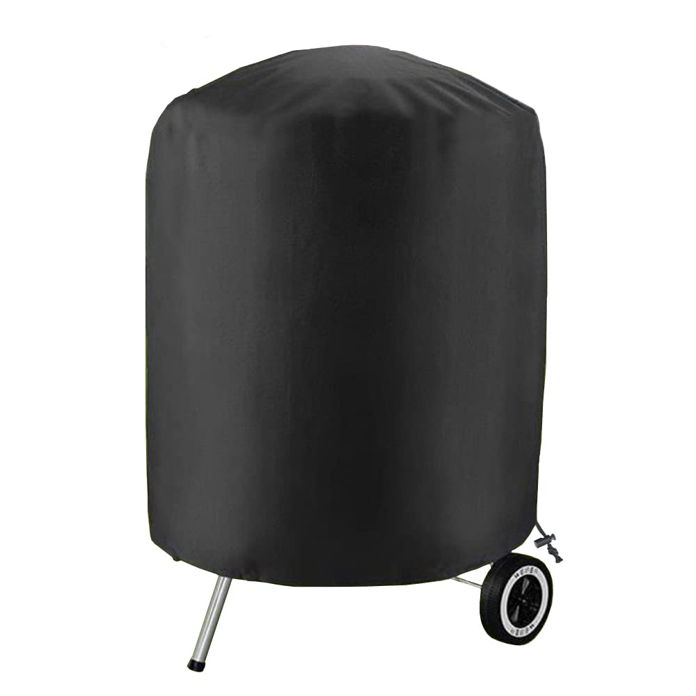 Kettle Grill Cover 420D Oxford Waterproof Tear-Resistant UV-Resistant Cover Kettle Grill with Side Strap and Storage Bag (Diameter 73 x 71 cm)