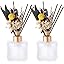 Amazon.com: Rtteri 2 Reed Diffuser Sets Flower Oil Diffuser Sticks with ...