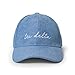 Sorority Shop Tri Delta Baseball Cap - Embroidered Logo, Soft Corduroy Blue