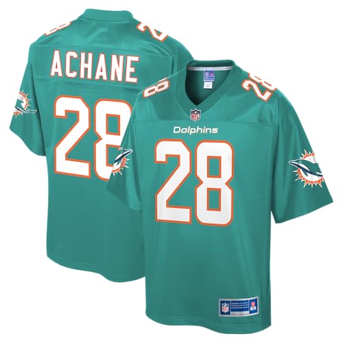 Fanatics Men's Devon Achane Miami Dolphins Aqua Pro Line Jersey