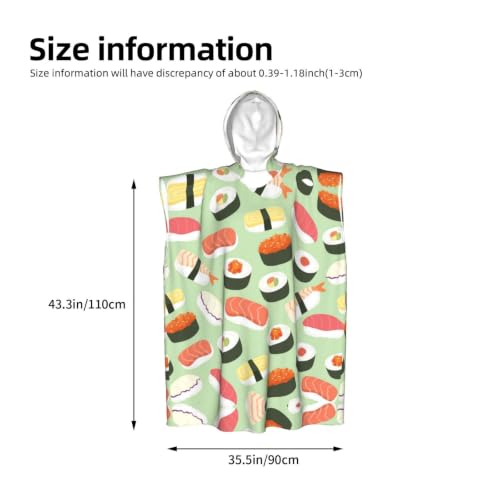 Serviette de bain microfibre légère imprimé nourriture