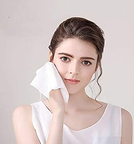 Kavya Craft Present Ultra Soft Non Woven Disposable Face Cleaning Cloth, Beauty Towel, Dry Wipe, Durable for Cleansing, Facial, Makeup Removal, Multipurpose Tissue Napkin (50) 3