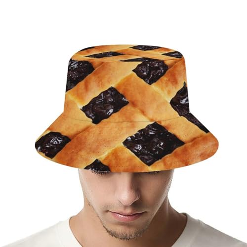 Image of Food Golden Corn Bucket Hats Unisex Washed Cotton Lightweight Outdoor Summer Beach Sun Hats Men Women Bucket Hat for Travel