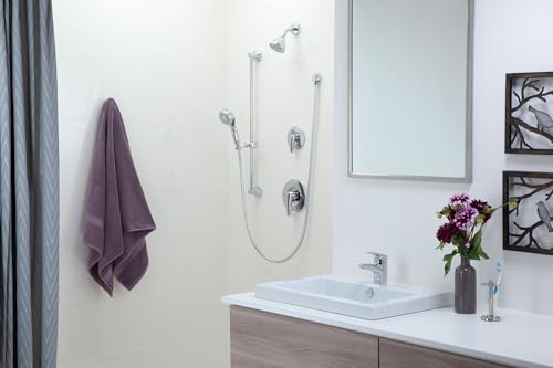 Kit de acabados metálicos Moen T9342EP15 para ducha comercial Posi Temp Transfer, 1,5 GPM (válvula no incluida), cromado miniatura 6