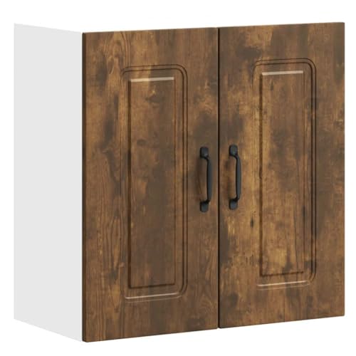 vidaXL Küchen-Hängeschrank Kalmar Räuchereiche Holzwerkstoff, Wandschrank Küche, Wandschrank, Oberschrank, Küchenschrank, Hängeschrank
