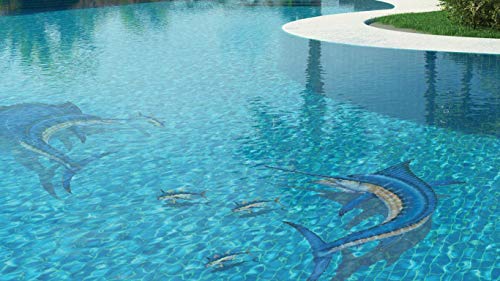 Mosaico Cerámico para Piscina 43 x 44 pulgadas miniatura 4