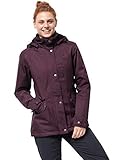 Winterjacke Jack Wolfskin Damen PARK AVENUE Jacke, Rot (burgundy), M