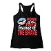 Produktbild Damen Tank-Top Schwarz Sommer Mädchen Racerback T-Shirt Amerikanische Flagge Druck Tunika Sport Tanktops Weste Rundhals Ärmellos Pullover TWBB