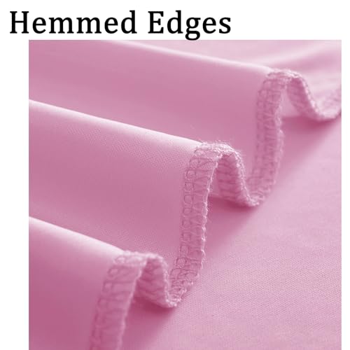 Cortinas fondo rosa sin arrugas 20ft x 10ft para fiestas miniatura 4
