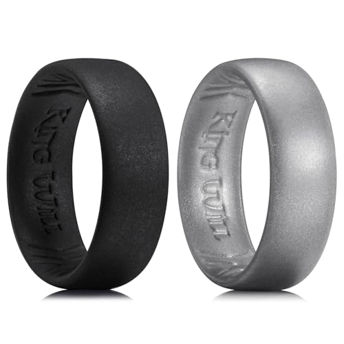 Bague en silicone pour homme idéale pour la salle de sport
