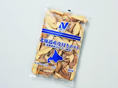 （23:00時点） [冷凍]ニチレイ 北海道産皮付きポテト 1kg ×5袋
