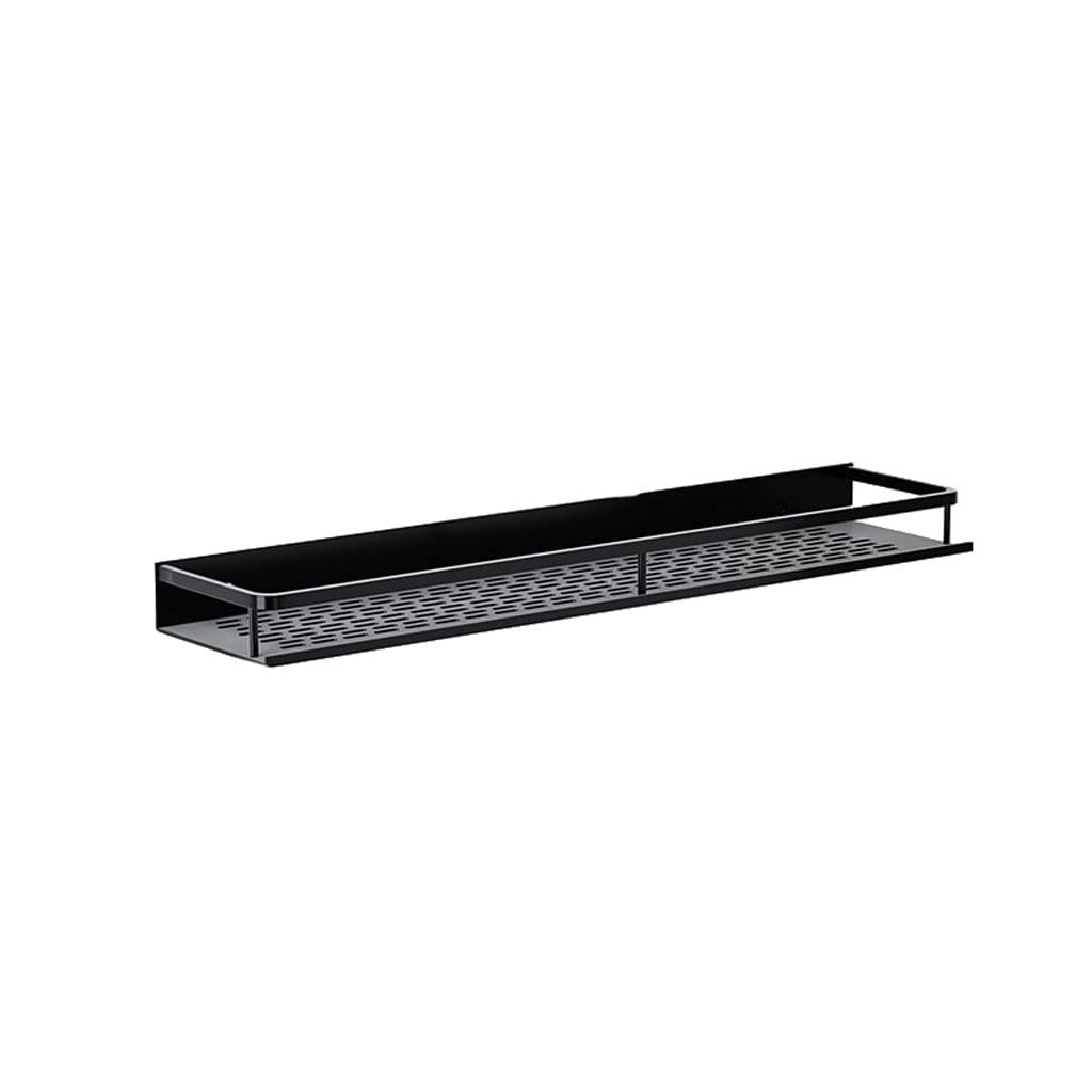 JvFbjLF Bathroom Shelf Wall-mounted Bathroom Wall Shelf With No Holes In The Washroom Toilet Sink(50cm)
