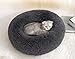 Fhodigogo Hundebett Klein Hund Hunde Donut Hund Hundekissen Katzenbetten Katzenbett Donut Katzenhöhle Hundebett Rund Katze Bett Katze Kuschelbett Donut Für 3KG
