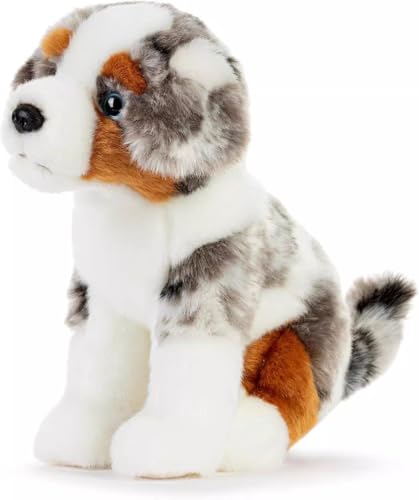 Peluche berger australien bleu merle compagnon idéal pour amoureux des chiens