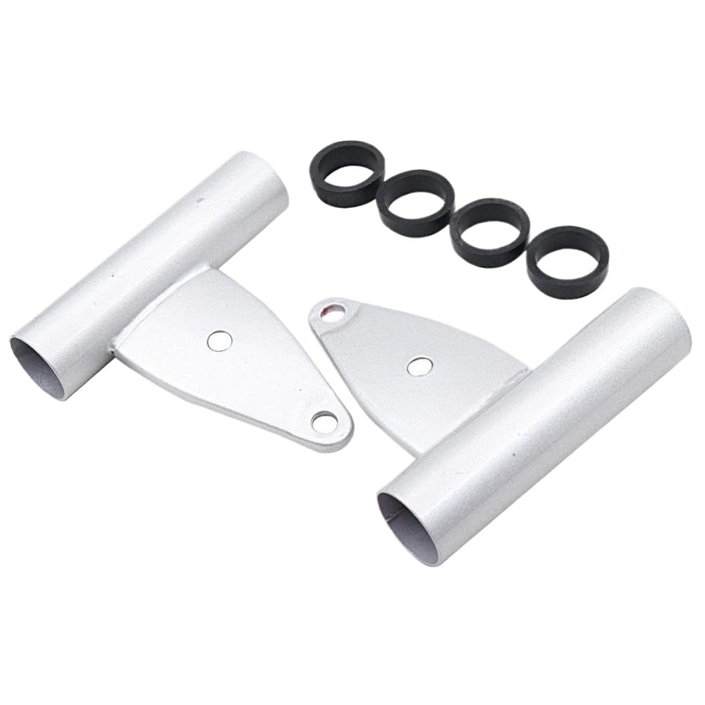 Kvmrshn Silver Fork Motorcycle Headlight Mount Bracket Plating Compatible With Trail Monkey Bike Parts Z50 Z50a Z50j Z50r(Silver)