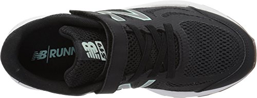 Image of New Balance Kid's 519 V1 Alternative Closure Running Shoe, Black /Seafoam, 11 XW US Little Kid (4-8 Years)