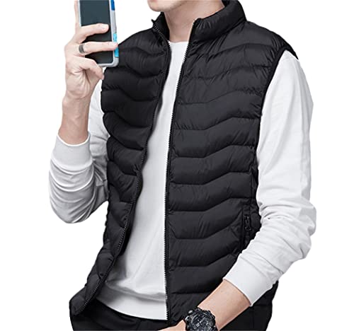 Gilet en duvet de coton mince vêtement automne hiver homme XL