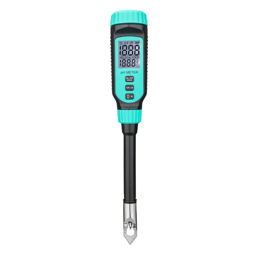 Miernik PH 4 w 1 Tester gleby profesjonalny kwasymetr wyświetlacz LCD z podświetleniem przenośny miernik płynnego ciasta chlebowego
