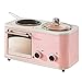 Frühstücksmaschine multifunktional 4-in-1-Haushaltsfrühstücksmaschine, Mini-Brottoaster, Multifunktions-Backofen/Omelett/Bratpfanne/Hot Pot/Boiler/Dampfgarer