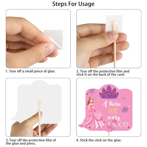 Image of Party Propz Princess Theme Birthday Decoration Items- 17 Pcs, Princess Decoration Set Combo, Birthday Props for Kids, Princesses Party Supplies for Girls,Photobooth Props Fun