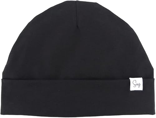 Miniatura 5 de Gorro de punto para recién nacido, para niños y niñas, con forro de satén sedoso, gorro para niños pequeños