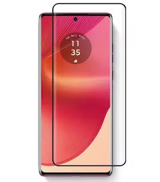 Compatible For Moto Edge 70 Fusion 5G Edge to edge Curved Full Glue Tempered Glass with installation kit (Non UV glue Tempered glass)-image-12