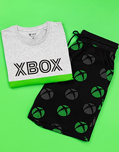Xbox Pajamas Mens Adults Game Black T-Shirt & Shorts Pjs Merchandise2