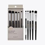 Eye Makeup Brush Set 5 Pcs | Small & Portable Eye Shadow Brushes | Korean Eye Makeup Brushes | Premium Synthetic Bristles for Professionals