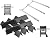 Grill Parts for Weber GS4 Spirit II S310 E310 E320 S320, Weber Spirit 300 SER Spirit E310 E320 E330 S310 S320 S330, for Weber Part 69898 69787 68950 67025 Burner Tube &7636 67046 69797 Flavorizer Bars