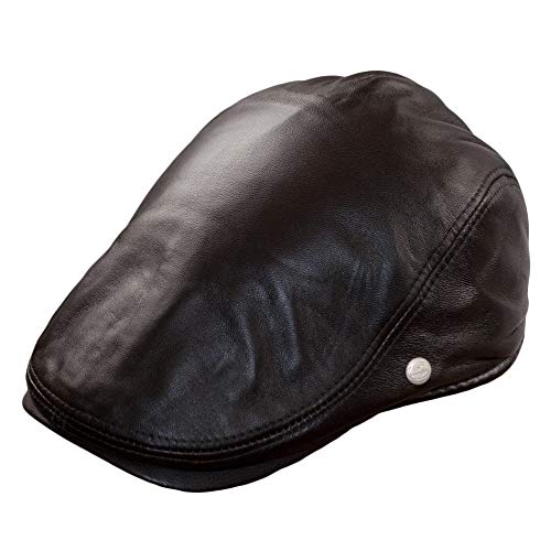 Dazoriginal Boina Cuero Casquillos Plano Gorra Piel Gatsby Sombrero Hombre Beret Cover