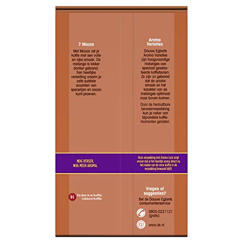 Douwe Egberts Filterkoffie Aroma Variaties Mocca Premium (3 Kilogram, Intensiteit 07/09, Dark Roast Koffie), 12 x 250… - Afbeelding 3
