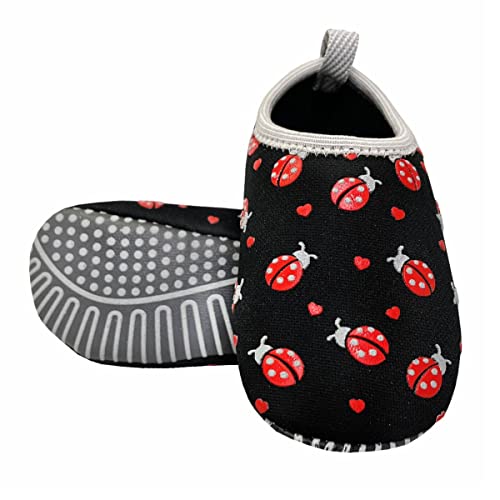 Sapatilha Antiderrapante Infantil Joaninhas Meia Magicc